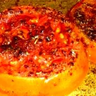 トマトのオリーブオイル＆ハーブ焼き